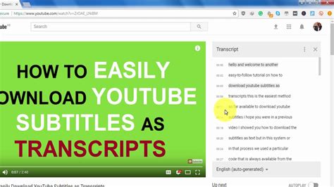 Depending on the browser you want to use. . Youtube transcript downloader